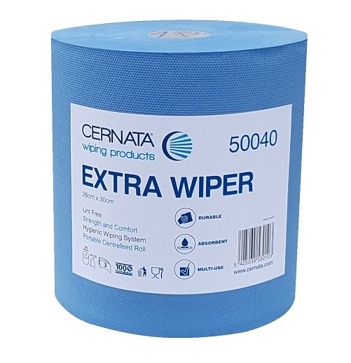 CERNATA Blue Extra Wiper Roll 500 Sheets
